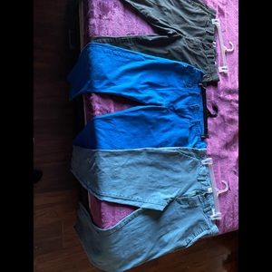 Three pairs of Gap luxury pants 32x32